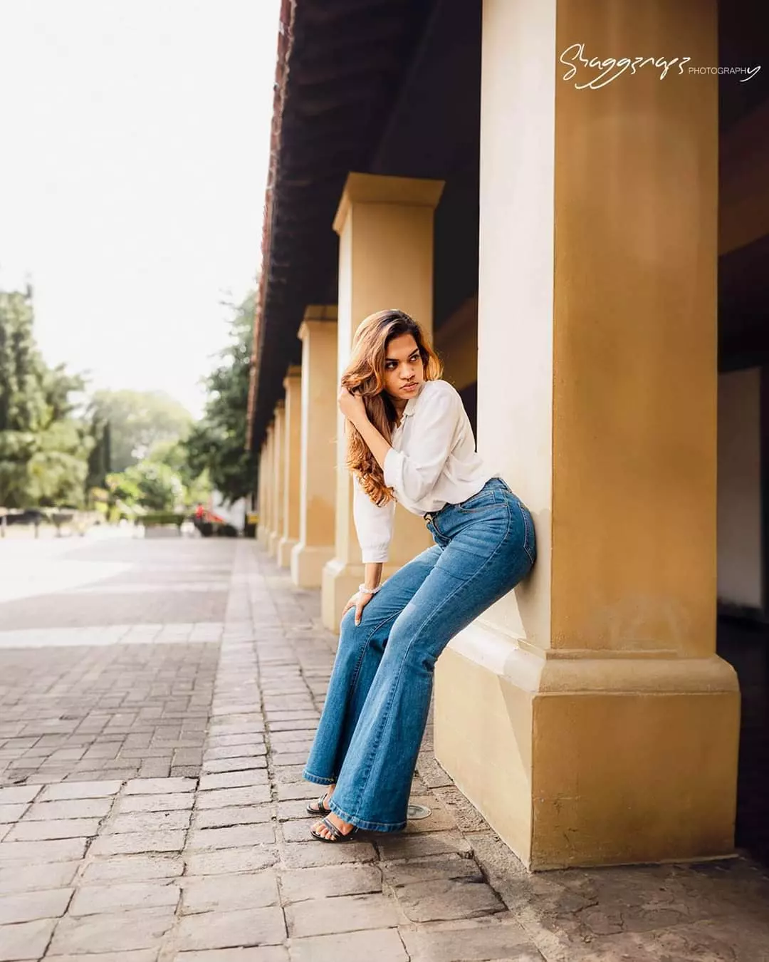 Street fashion photoshoot in the city of Colombo, Sri Lanka